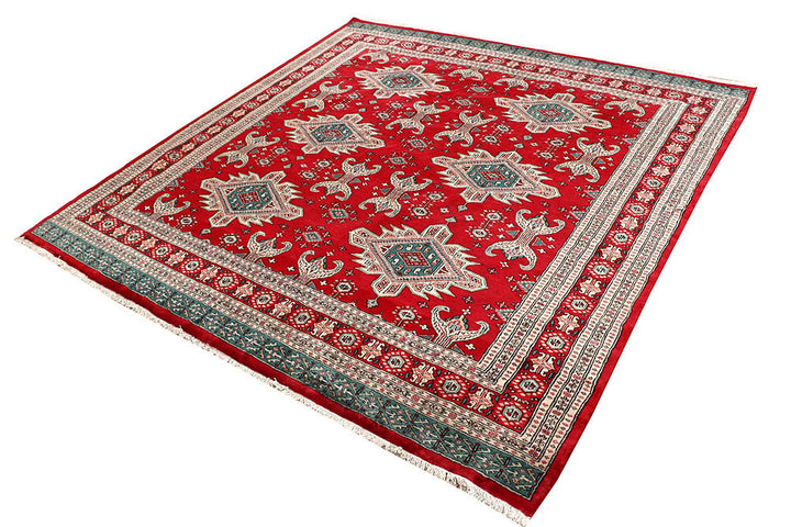 Red Caucasian 6' 11 x 6' 11 - No. 58582 - ALRUG Rug Store