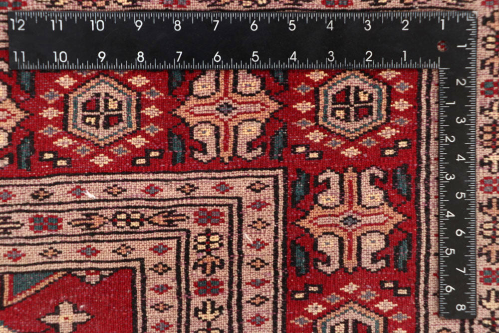 Red Caucasian 6' 11 x 6' 11 - No. 58582 - ALRUG Rug Store