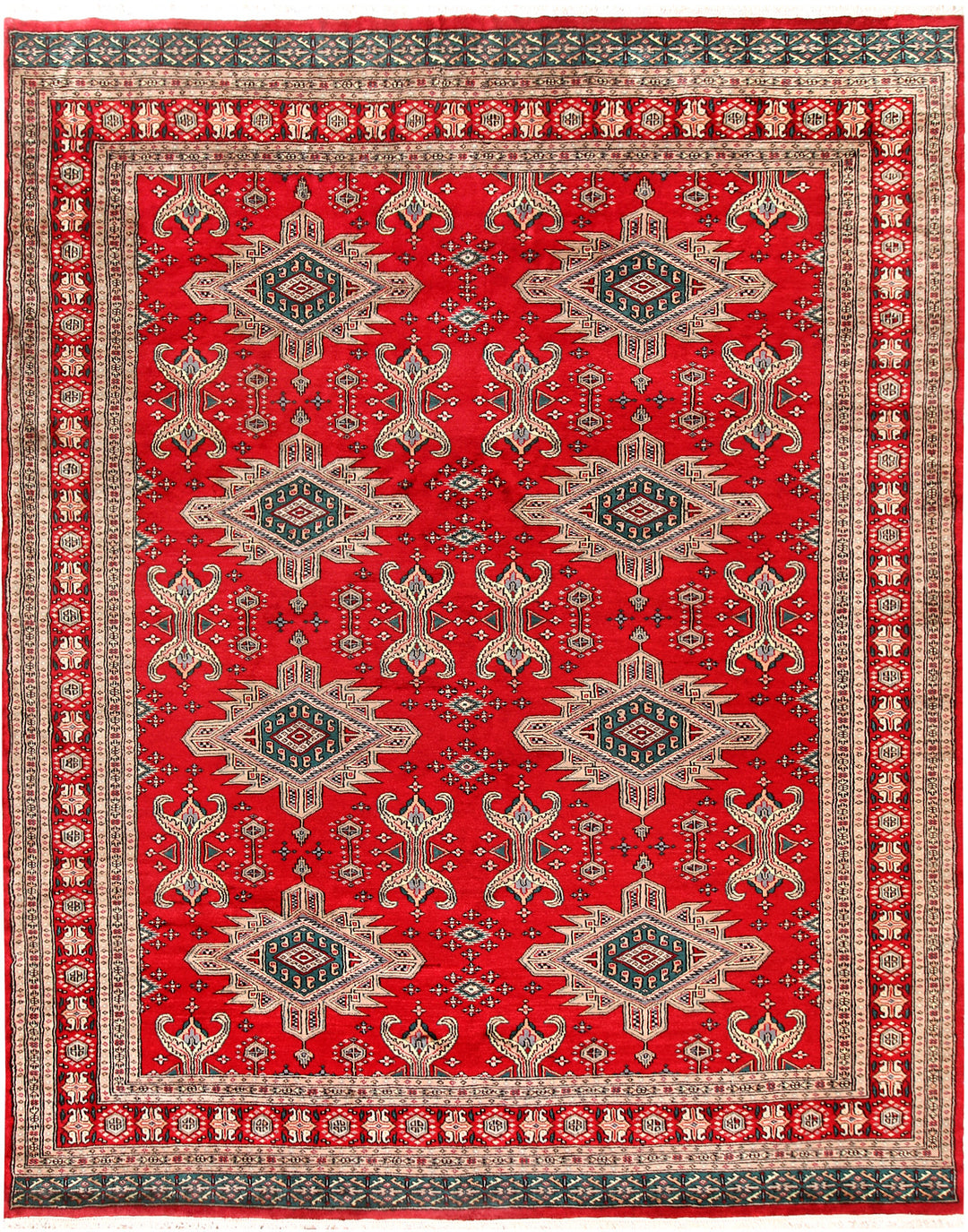 Red Caucasian 6' 9 x 8' 7 - No. 58584 - ALRUG Rug Store