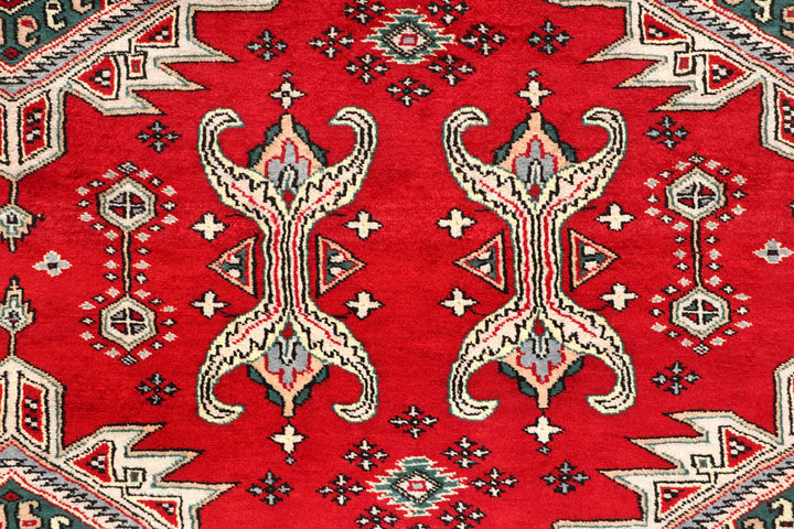 Red Caucasian 6' 9 x 7' 5 - No. 58587 - ALRUG Rug Store