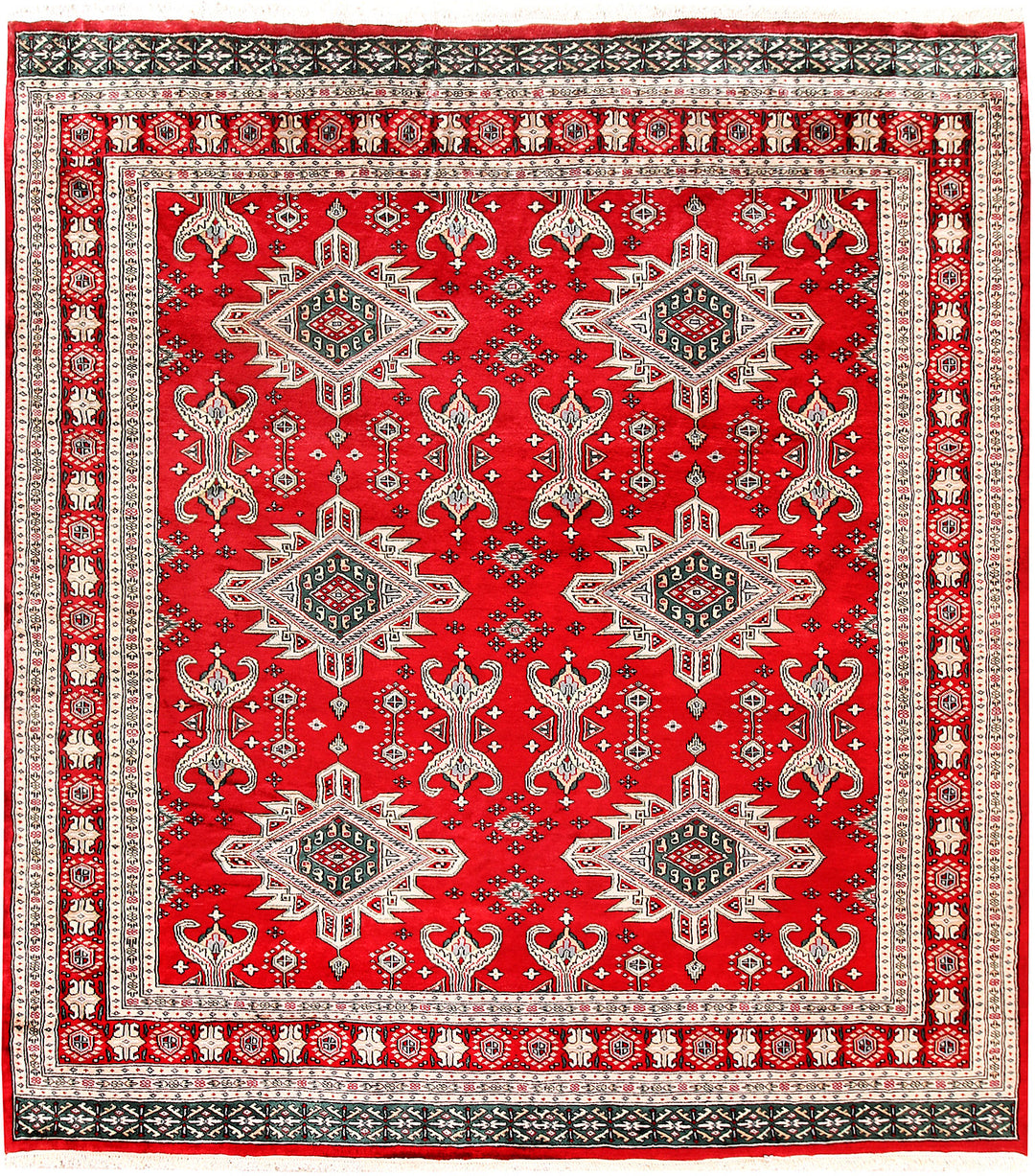 Red Caucasian 6' 9 x 7' 5 - No. 58587 - ALRUG Rug Store