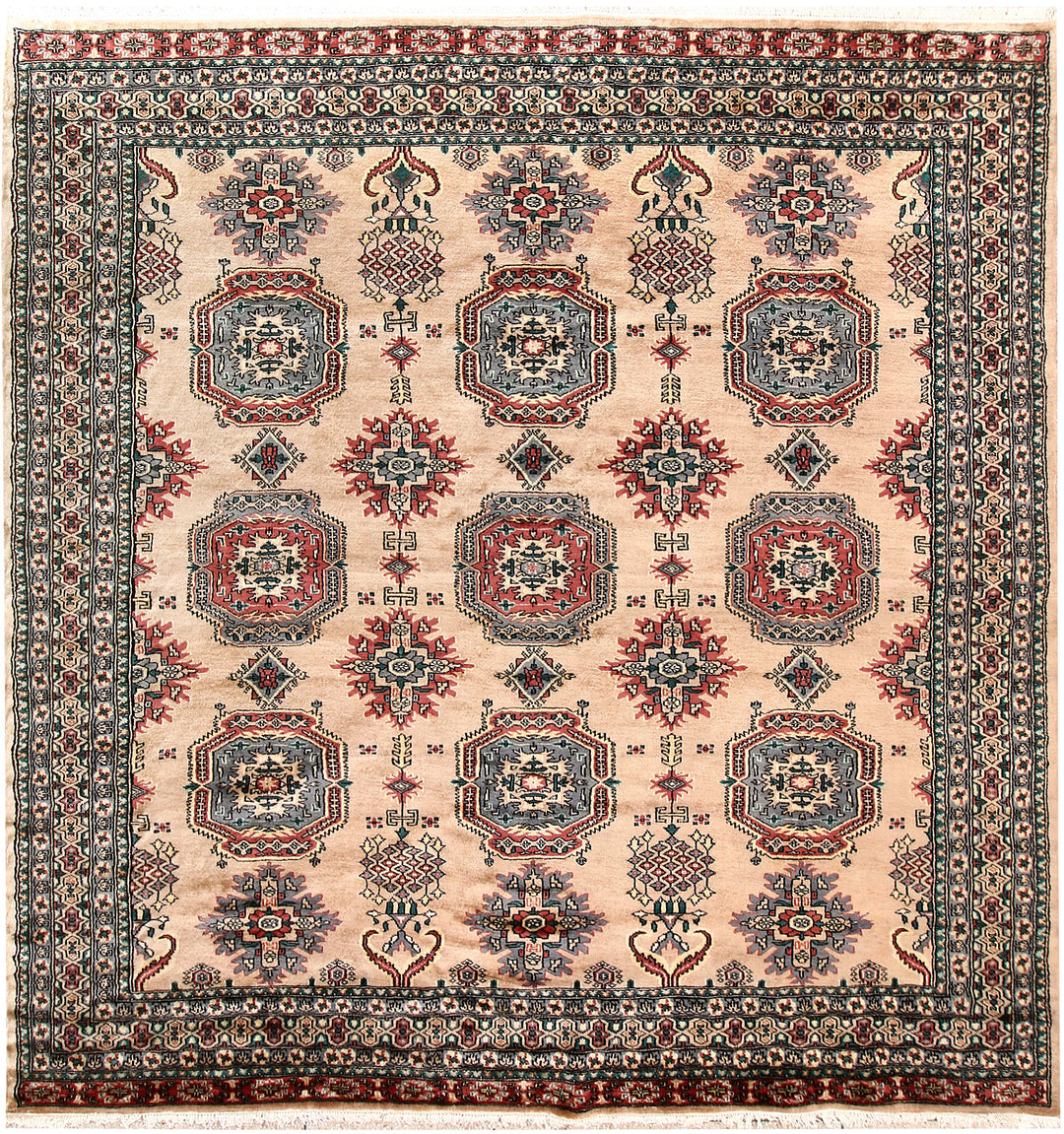 Bisque Caucasian 7' x 7' 4 - No. 58599 - ALRUG Rug Store