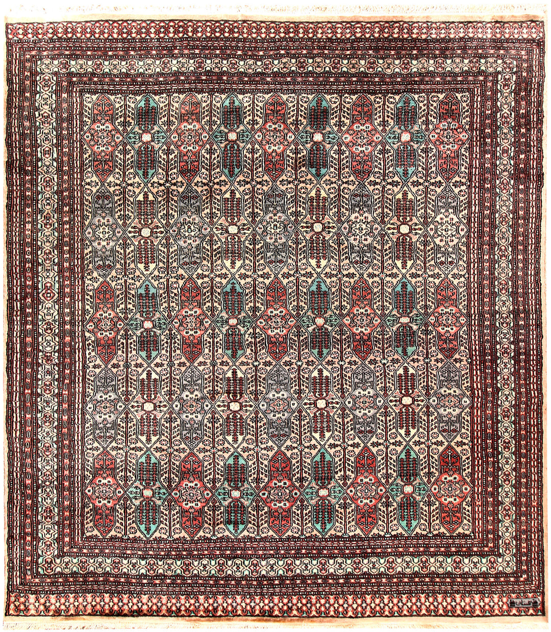 Bisque Caucasian 6' 8 x 7' 7 - No. 58604 - ALRUG Rug Store
