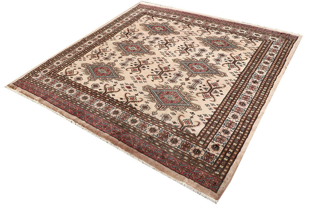 Bisque Caucasian 6'  10" x 6'  10" - No. QA48084