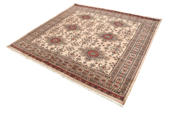 Bisque Caucasian 6' 11 x 6' 9 - No. 58607 - ALRUG Rug Store
