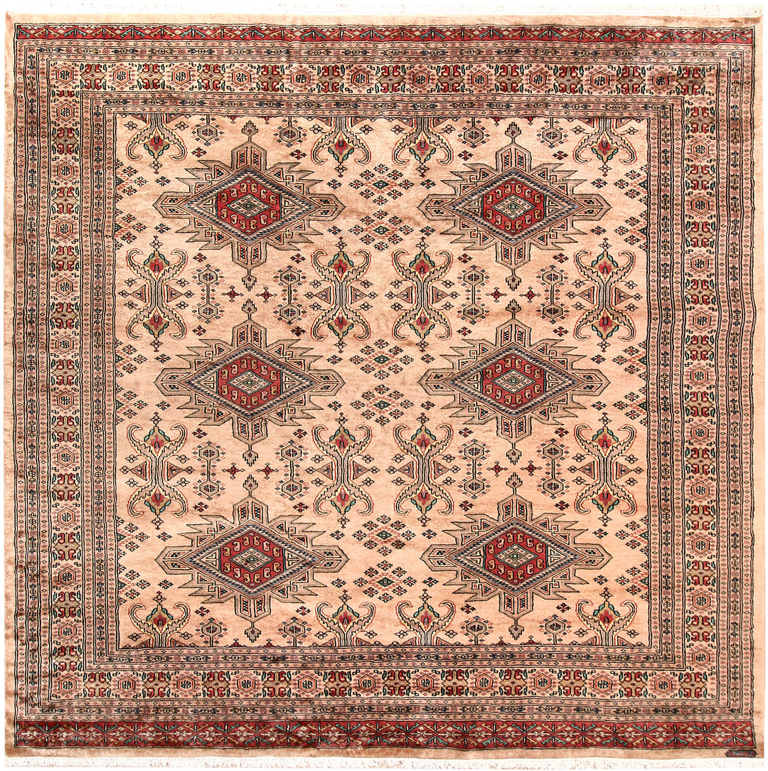 Bisque Caucasian 6' 11 x 6' 9 - No. 58607 - ALRUG Rug Store