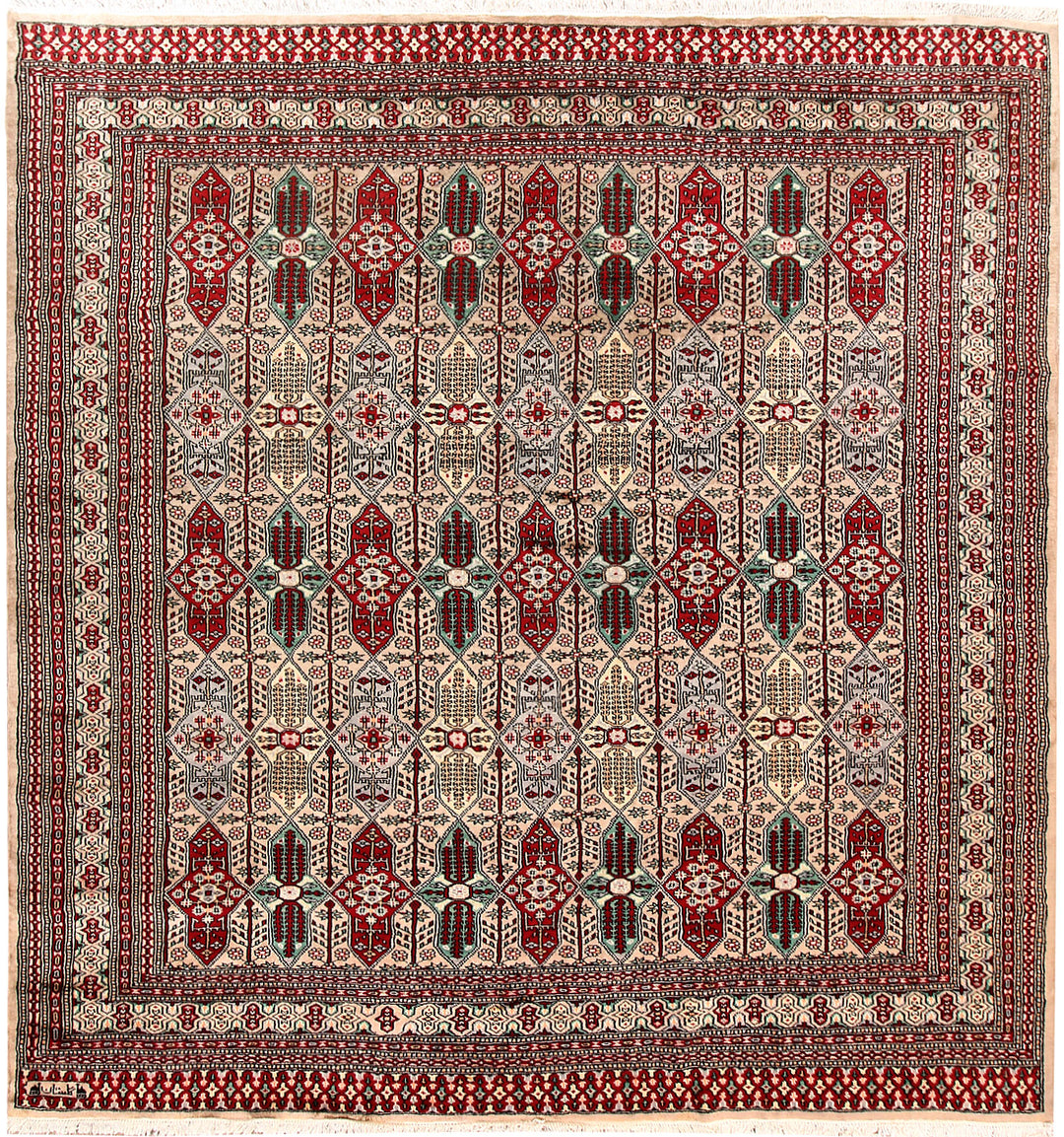 Bisque Caucasian 7' x 7' 3 - No. 58615 - ALRUG Rug Store