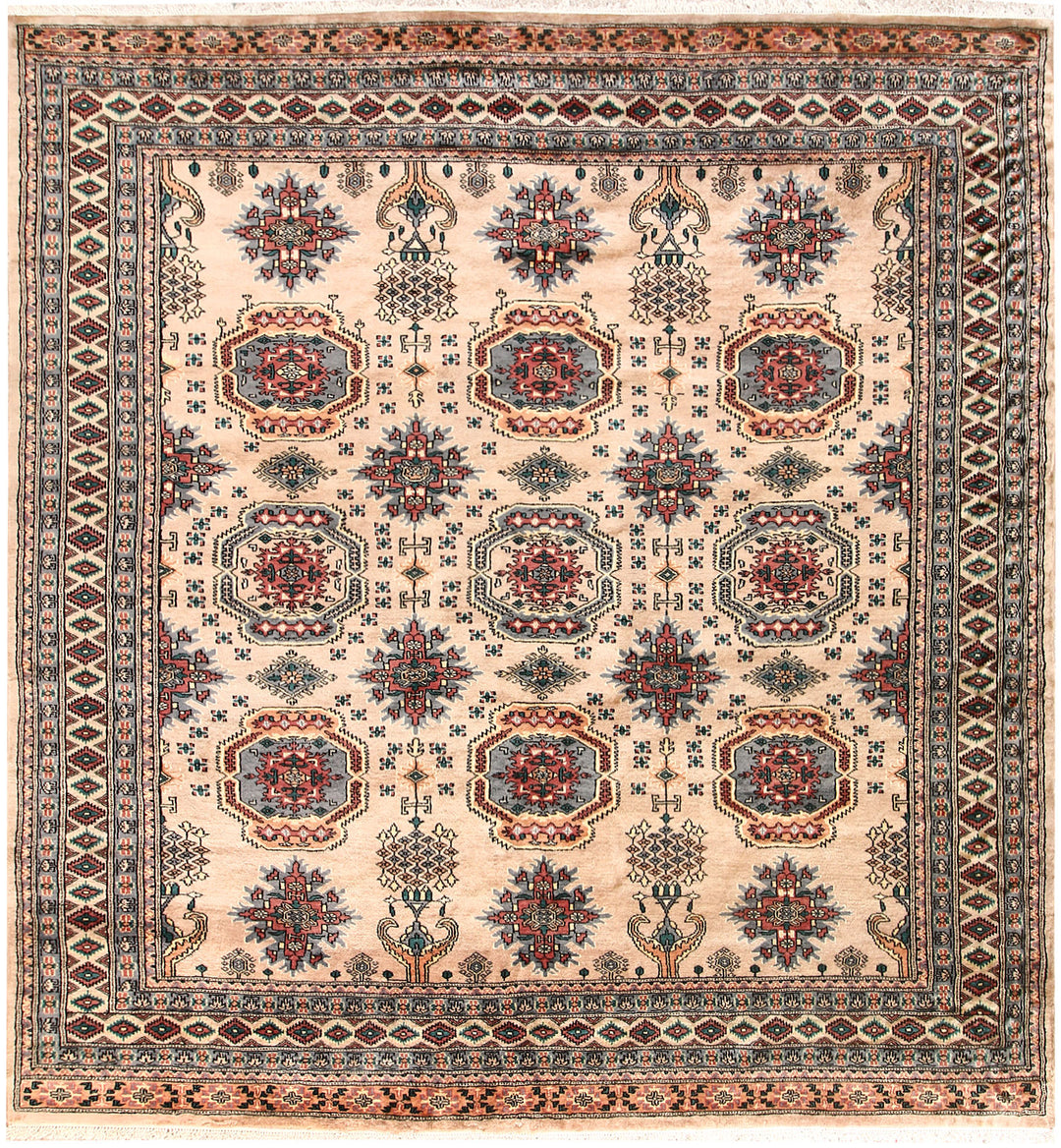 Bisque Caucasian 6' 11 x 7' 5 - No. 58618 - ALRUG Rug Store
