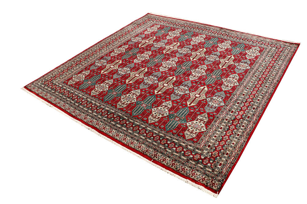 Red Caucasian 6' 8 x 6' 8 - No. 58619 - ALRUG Rug Store