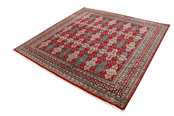Red Caucasian 6' 8 x 6' 8 - No. 58619 - ALRUG Rug Store
