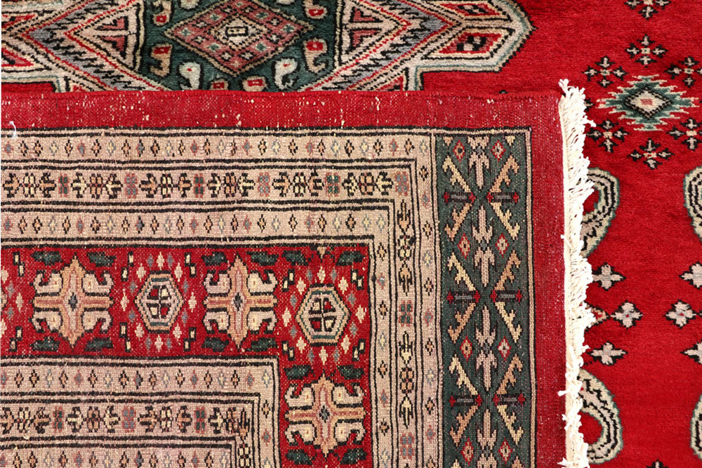 Red Caucasian 6' 11 x 6' 10 - No. 58620 - ALRUG Rug Store