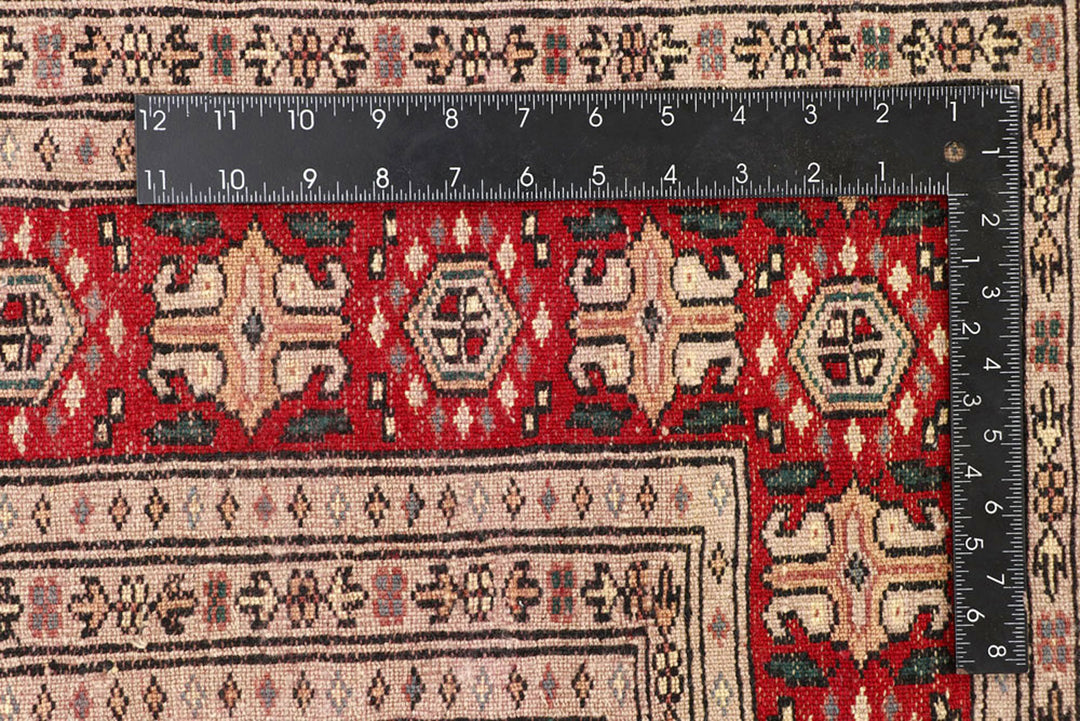 Red Caucasian 6'  11" x 6'  10" - No. QA28449