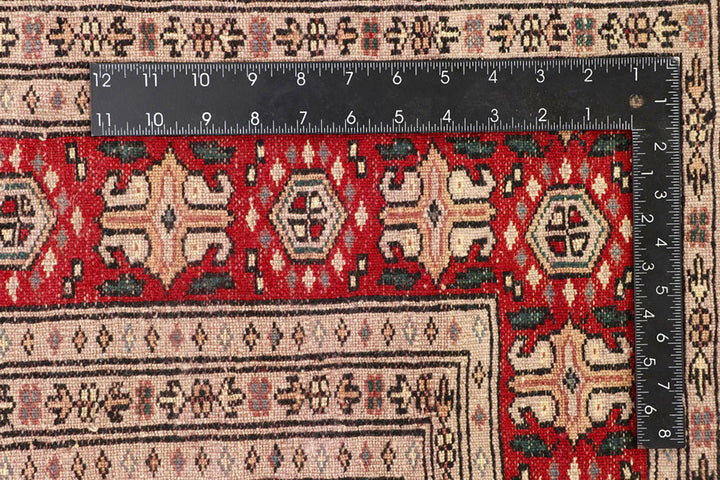 Red Caucasian 6'  11" x 6'  10" - No. QA28449