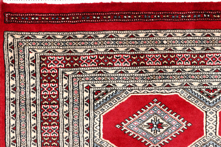 Firebrick Jaldar 4' 2 x 6' 6 - No. 58622 - ALRUG Rug Store