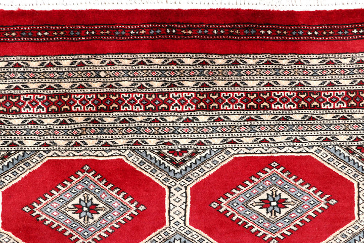 Firebrick Jaldar 4' 2 x 6' 6 - No. 58622 - ALRUG Rug Store