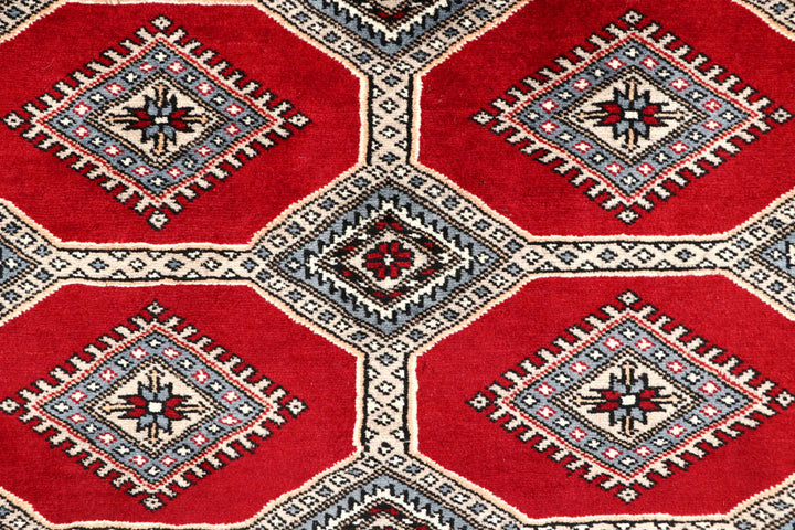 Firebrick Jaldar 4' 2 x 6' 6 - No. 58622 - ALRUG Rug Store