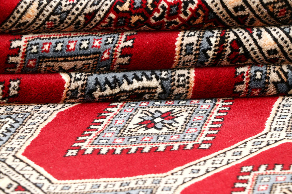 Firebrick Jaldar 4' 2 x 6' 6 - No. 58622 - ALRUG Rug Store