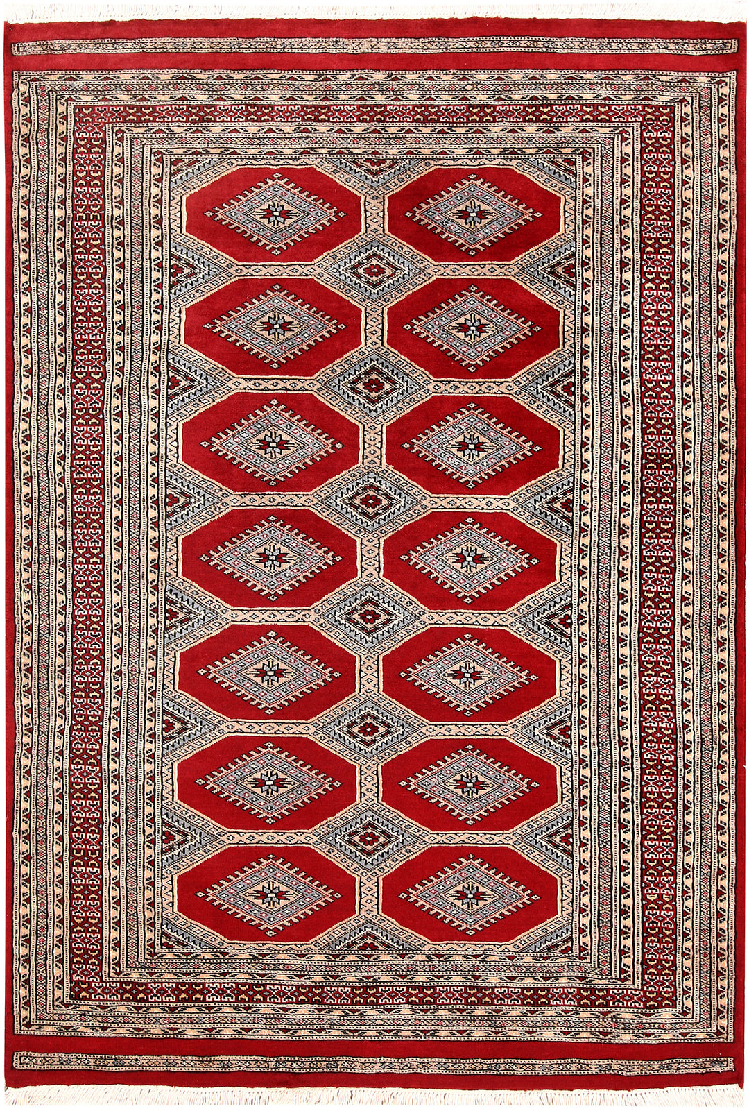 Firebrick Jaldar 4' 1 x 6' - No. 58623 - ALRUG Rug Store