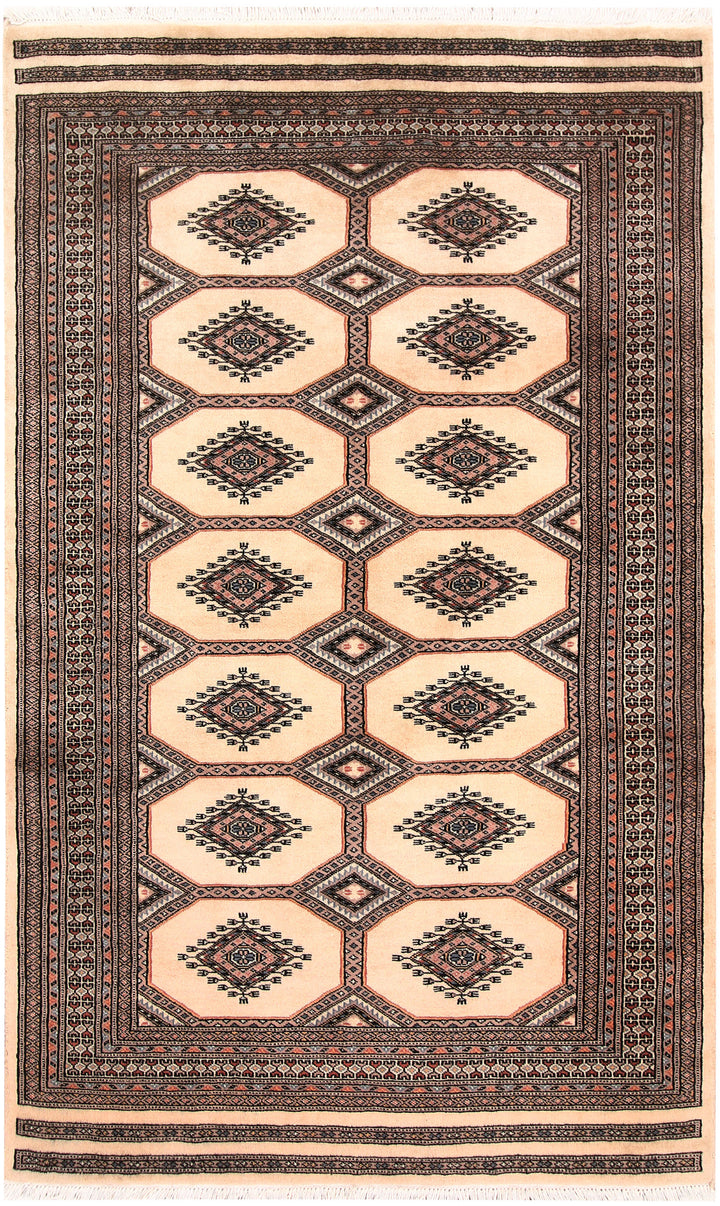 Blanched Almond Jaldar 4' 2 x 6' 9 - No. 58628 - ALRUG Rug Store