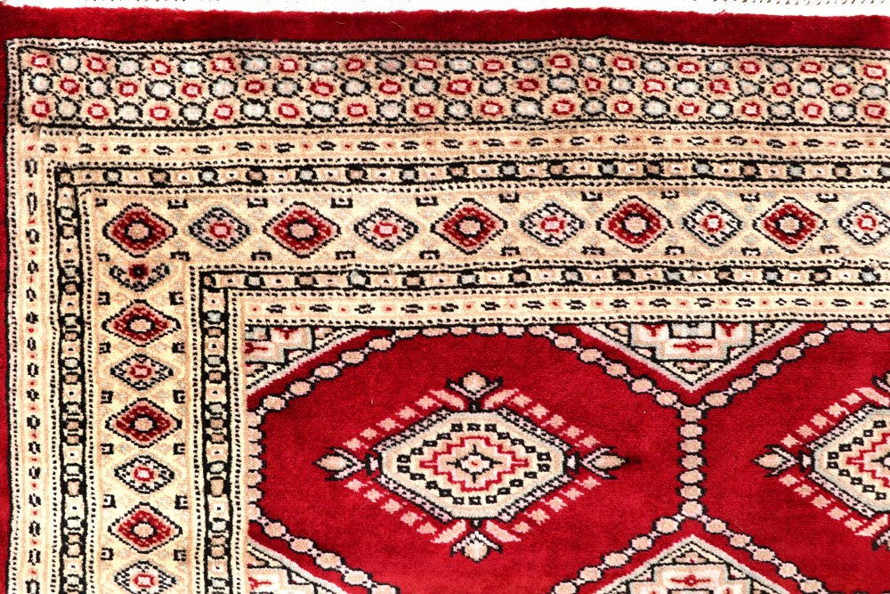 Maroon Jaldar 4' 6 x 6' 8 - No. 58644 - ALRUG Rug Store
