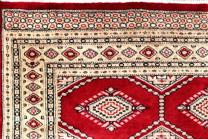 Maroon Jaldar 4' 6 x 6' 8 - No. 58644 - ALRUG Rug Store