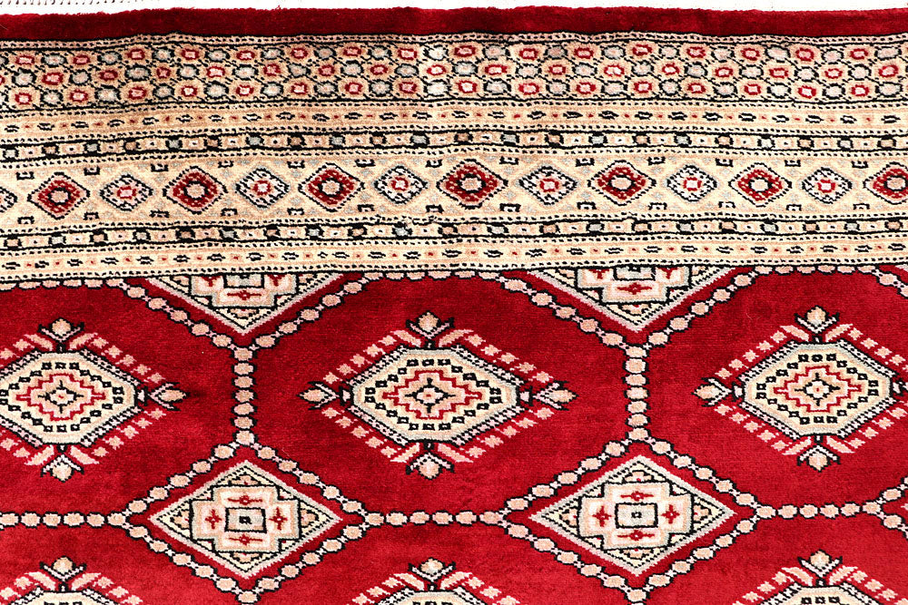 Maroon Jaldar 4' 6 x 6' 8 - No. 58644 - ALRUG Rug Store