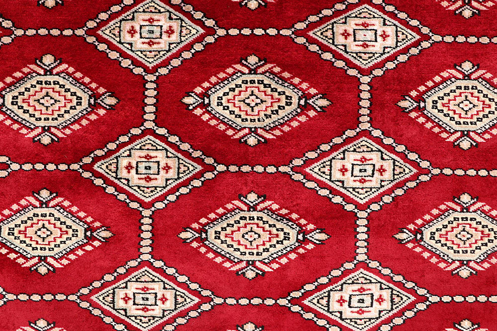 Maroon Jaldar 4' 6 x 6' 8 - No. 58644 - ALRUG Rug Store