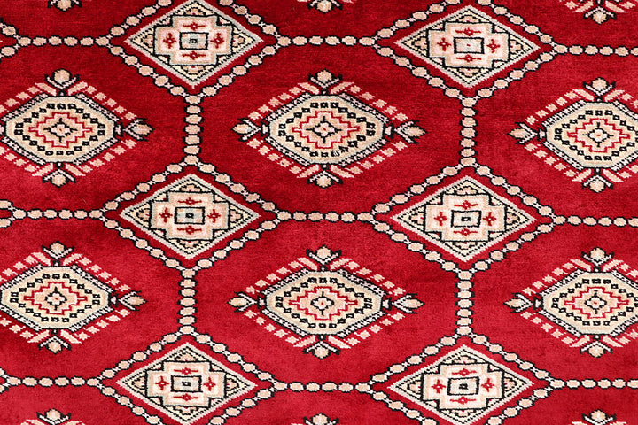 Maroon Jaldar 4' 6 x 6' 8 - No. 58644 - ALRUG Rug Store