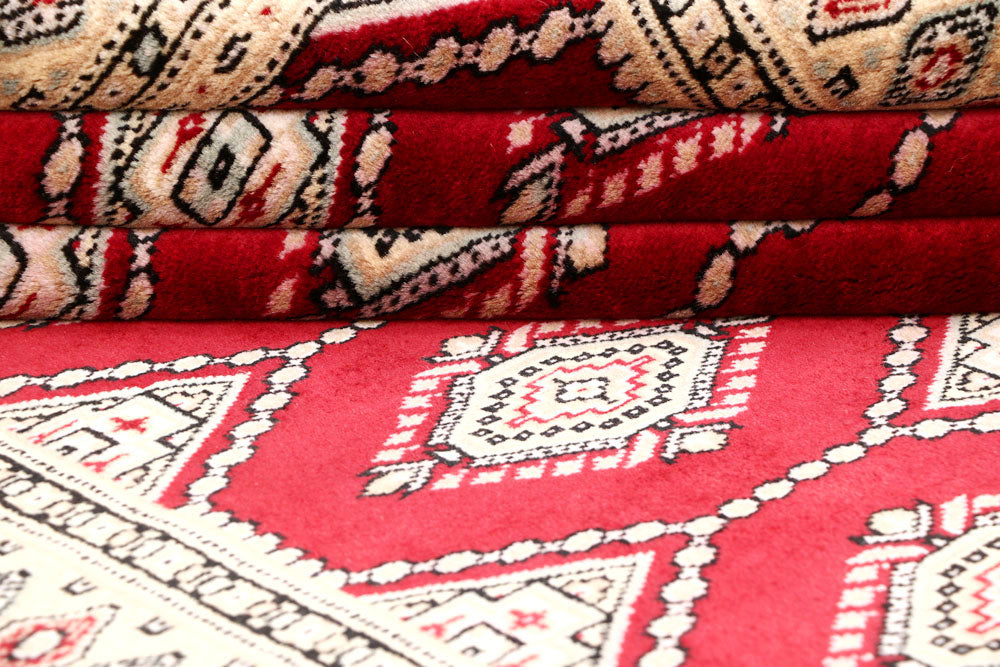 Maroon Jaldar 4' 6 x 6' 8 - No. 58644 - ALRUG Rug Store