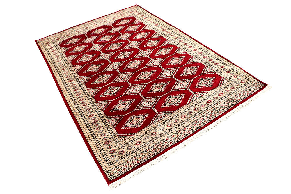 Maroon Jaldar 4' 6 x 6' 8 - No. 58644 - ALRUG Rug Store