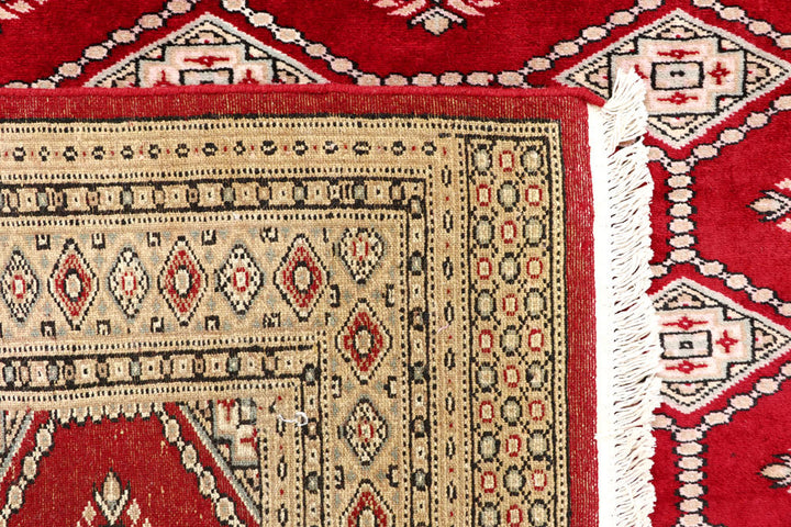 Maroon Jaldar 4' 6 x 6' 8 - No. 58644 - ALRUG Rug Store