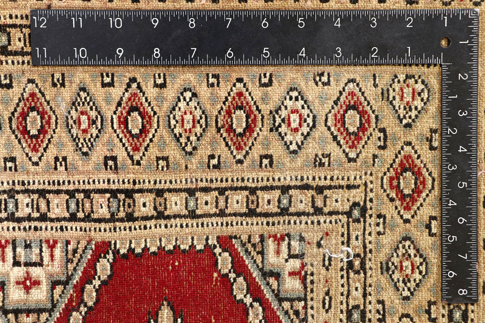 Maroon Jaldar 4' 6 x 6' 8 - No. 58644 - ALRUG Rug Store