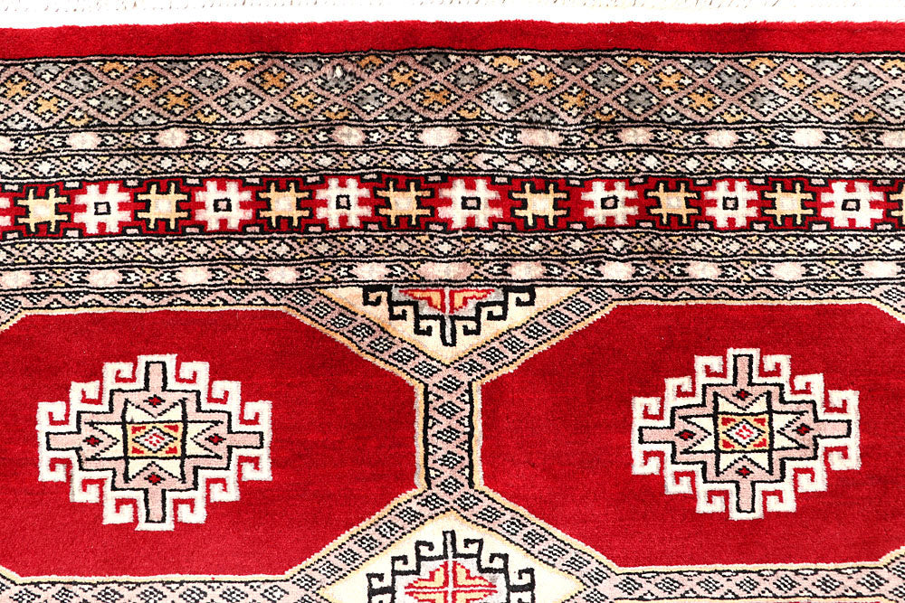 Firebrick Jaldar 4' 6 x 6' 11 - No. 58646 - ALRUG Rug Store