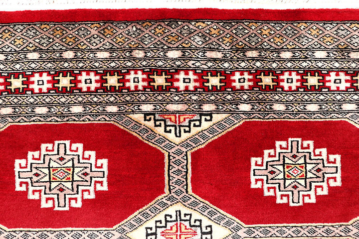 Firebrick Jaldar 4' 6 x 6' 11 - No. 58646 - ALRUG Rug Store