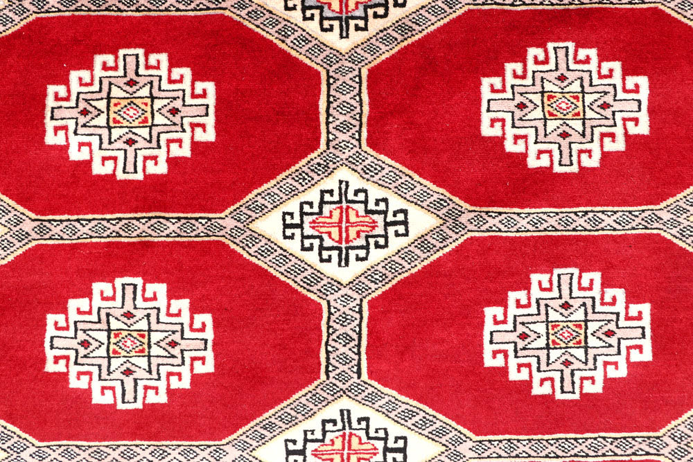 Firebrick Jaldar 4' 6 x 6' 11 - No. 58646 - ALRUG Rug Store