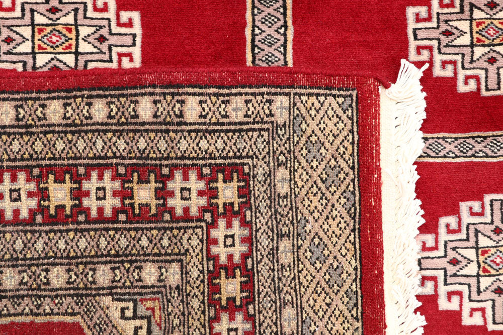 Firebrick Jaldar 4' 6 x 6' 11 - No. 58646 - ALRUG Rug Store