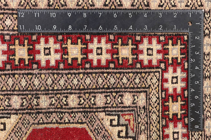 Firebrick Jaldar 4' 6 x 6' 11 - No. 58646 - ALRUG Rug Store