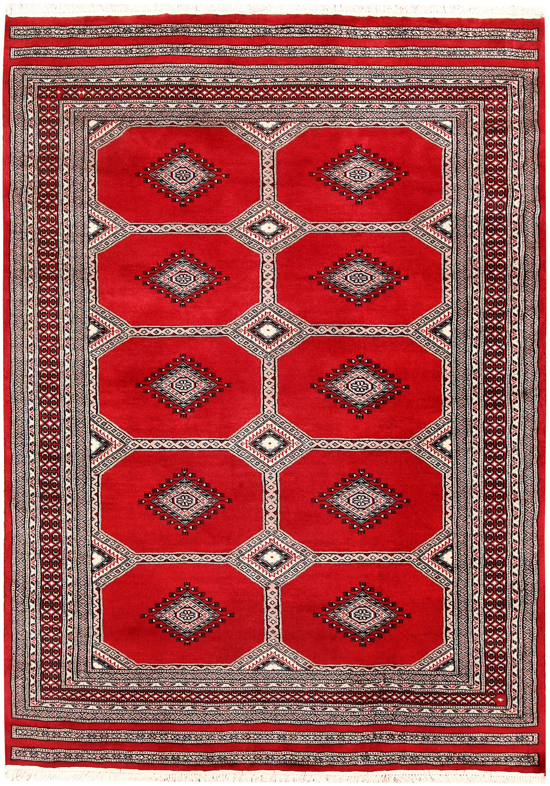 Red Jaldar 4' 6 x 6' 5 - No. 58647 - ALRUG Rug Store