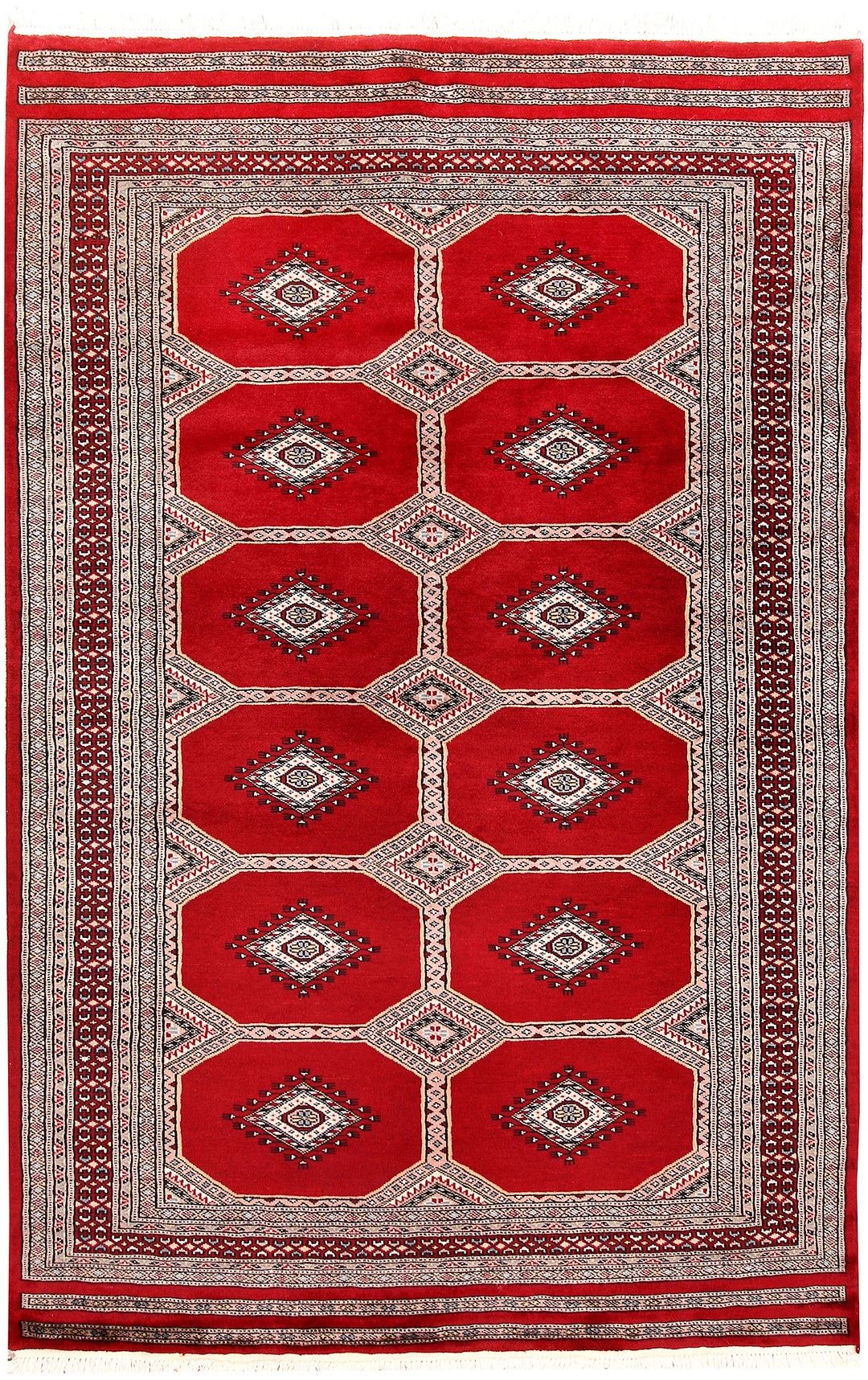 Firebrick Jaldar 4' 7 x 7' 1 - No. 58648 - ALRUG Rug Store
