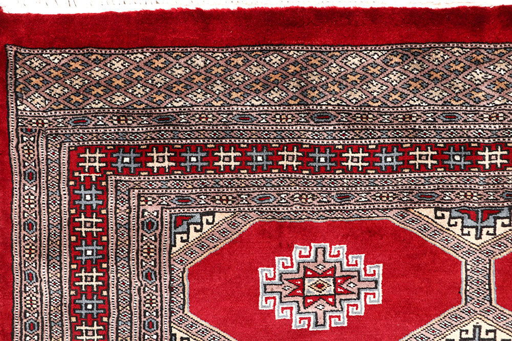 Firebrick Jaldar 4' 6 x 6' 11 - No. 58652 - ALRUG Rug Store