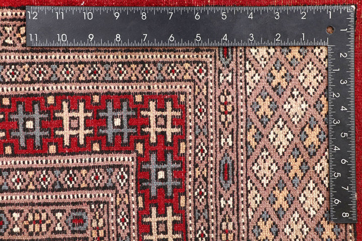 Firebrick Jaldar 4' 6 x 6' 11 - No. 58652 - ALRUG Rug Store