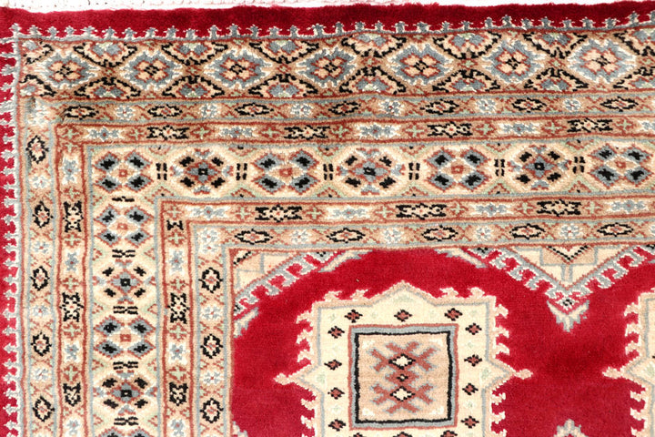 Firebrick Jaldar 4' 7 x 6' 3 - No. 58655 - ALRUG Rug Store