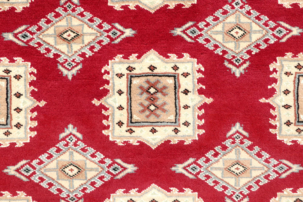 Firebrick Jaldar 4' 7 x 6' 3 - No. 58655 - ALRUG Rug Store