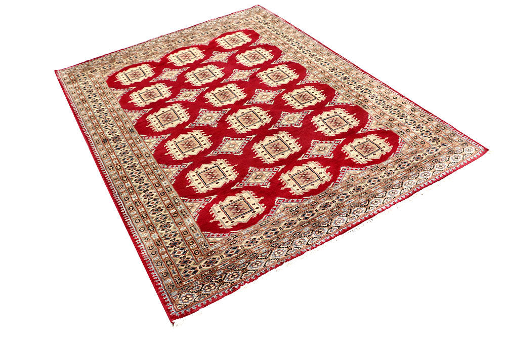 Firebrick Jaldar 4' 7 x 6' 3 - No. 58655 - ALRUG Rug Store