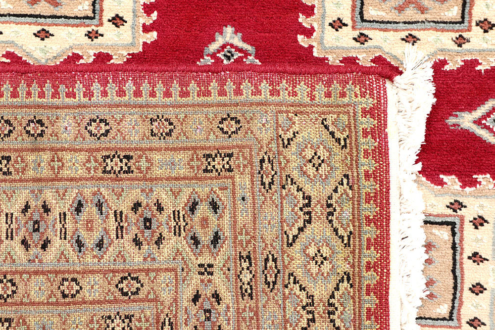 Firebrick Jaldar 4' 7 x 6' 3 - No. 58655 - ALRUG Rug Store