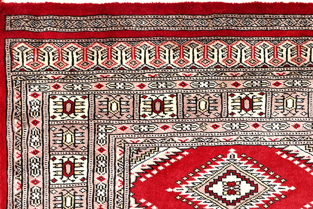 Firebrick Jaldar 4' 6 x 6' 11 - No. 58658 - ALRUG Rug Store