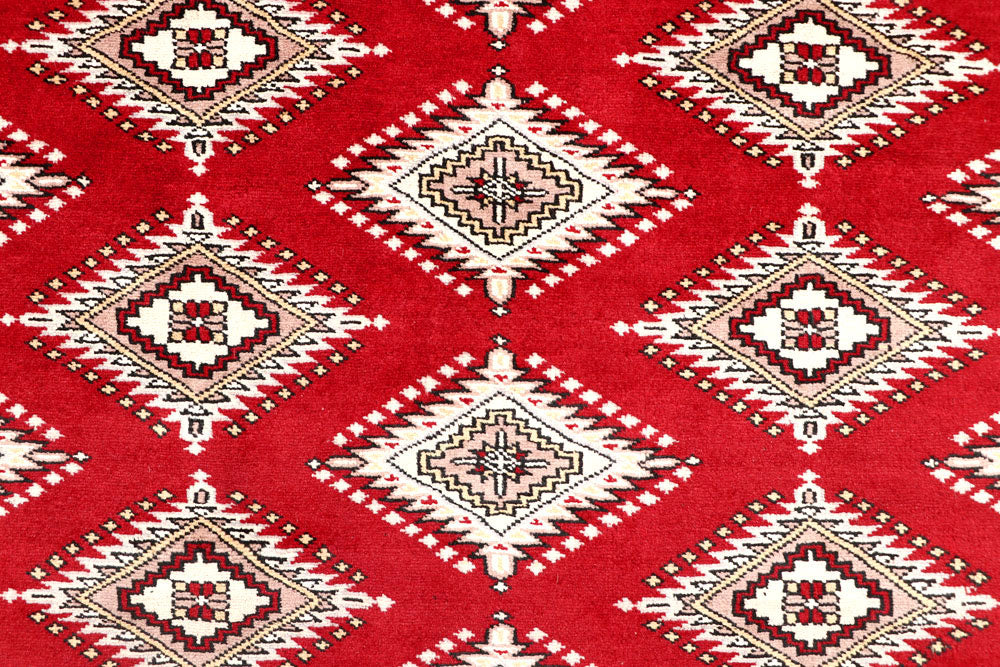 Firebrick Jaldar 4' 6 x 6' 11 - No. 58658 - ALRUG Rug Store