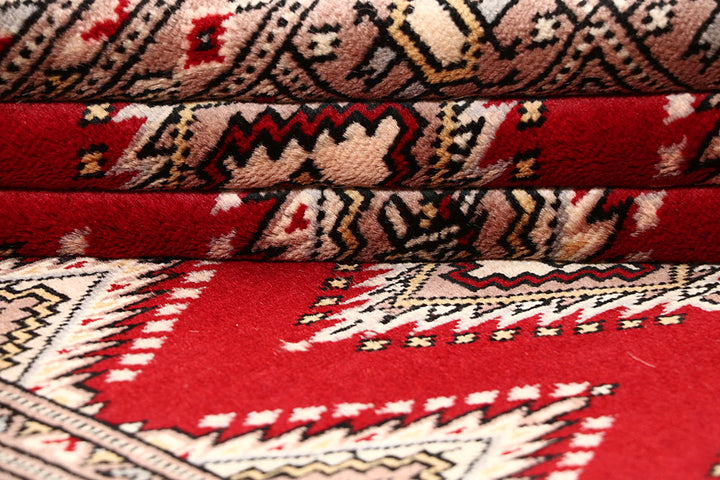 Firebrick Jaldar 4' 6 x 6' 11 - No. 58658 - ALRUG Rug Store