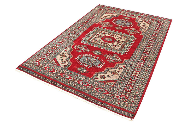 Firebrick Caucasian 4' 7 x 7' - No. 58666 - ALRUG Rug Store