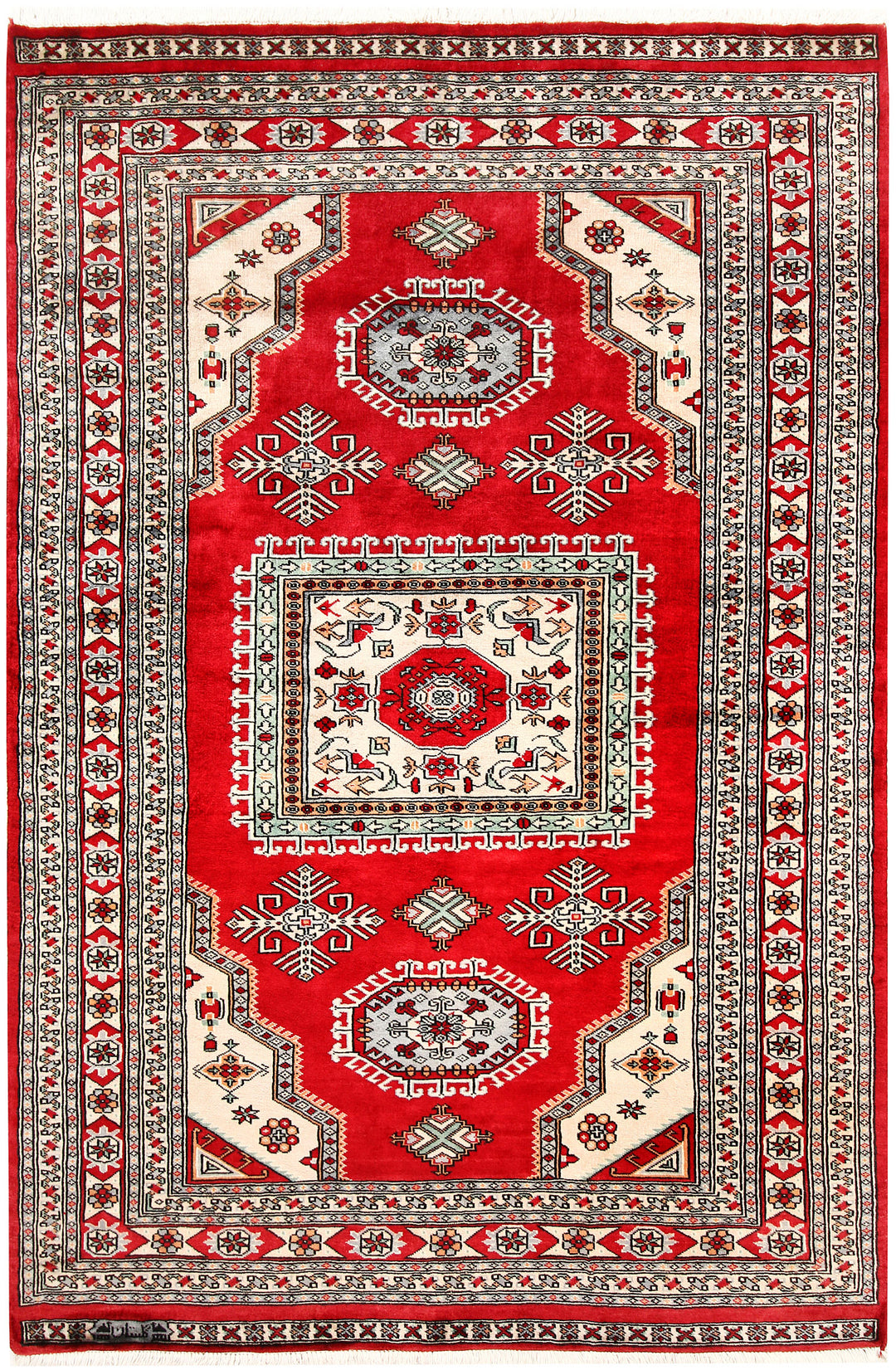 Firebrick Caucasian 4' 7 x 7' - No. 58666 - ALRUG Rug Store